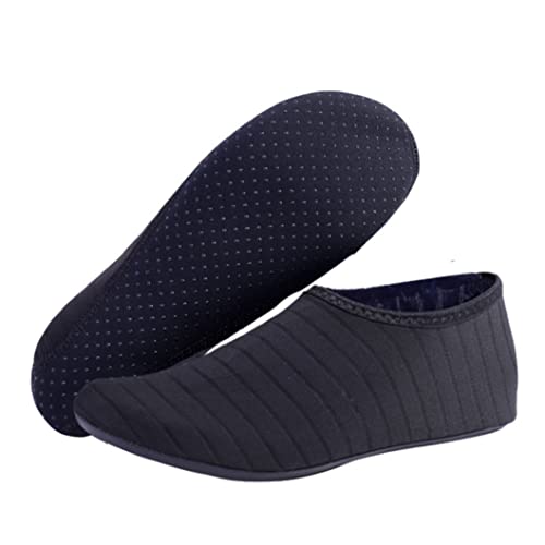 Wasserschuhe, barfuß schnell trockener Aqua-Wassersocken Slip-on Swim Beach Schuhe zum Schnorcheln surfen Kajak-Strand-Strand Yoga XXL von Budstfee