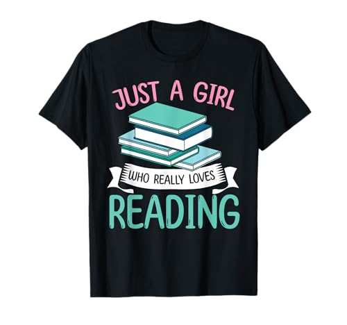 Bücherwurm Bücher Lesen Leseratte Buch Nerd Mädchen T-Shirt von Bücher Lesen Mädchen Hobby Geschenk