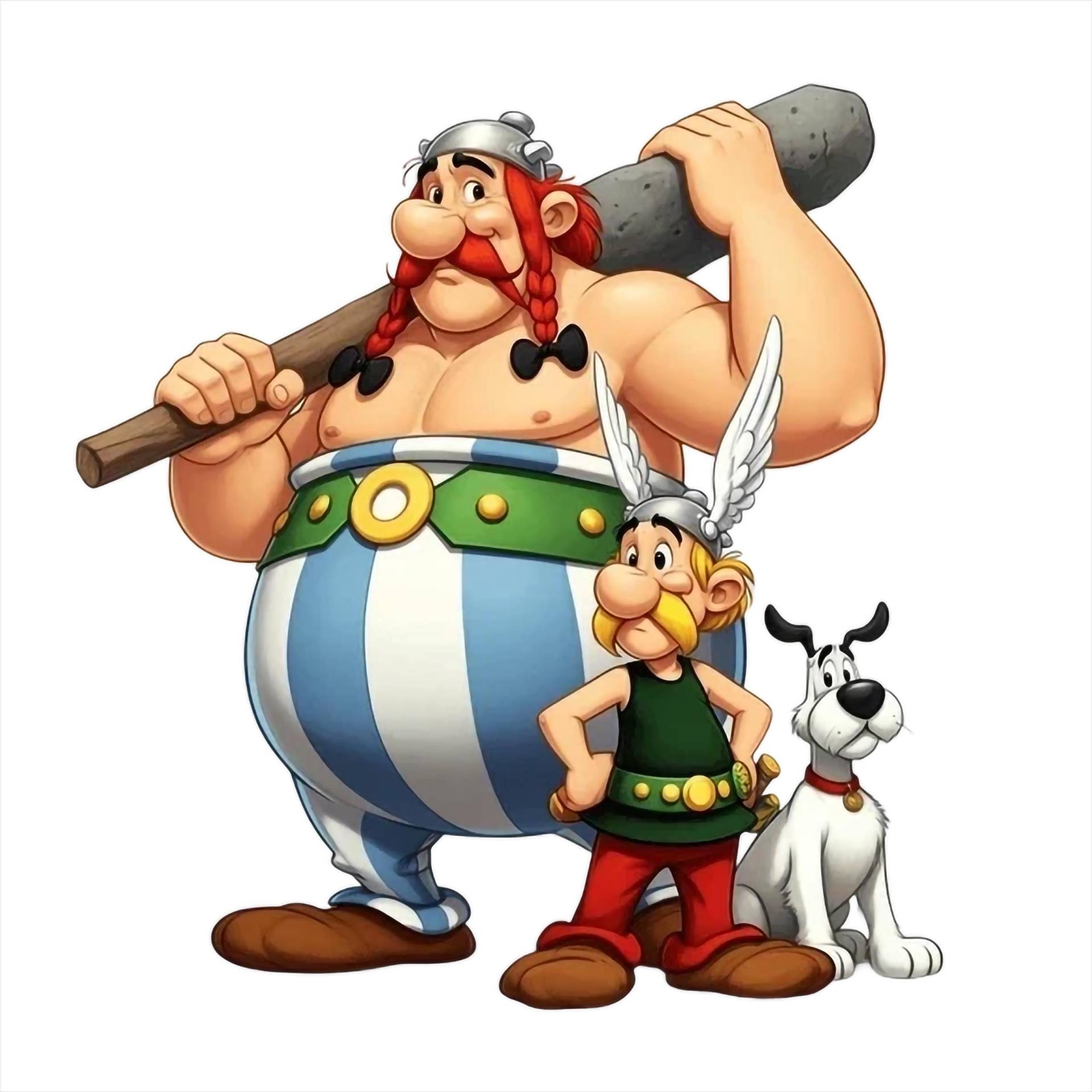 Bügelbild, Asterix Und Obelix, Bügelmotiv von BuegeldichTrendy