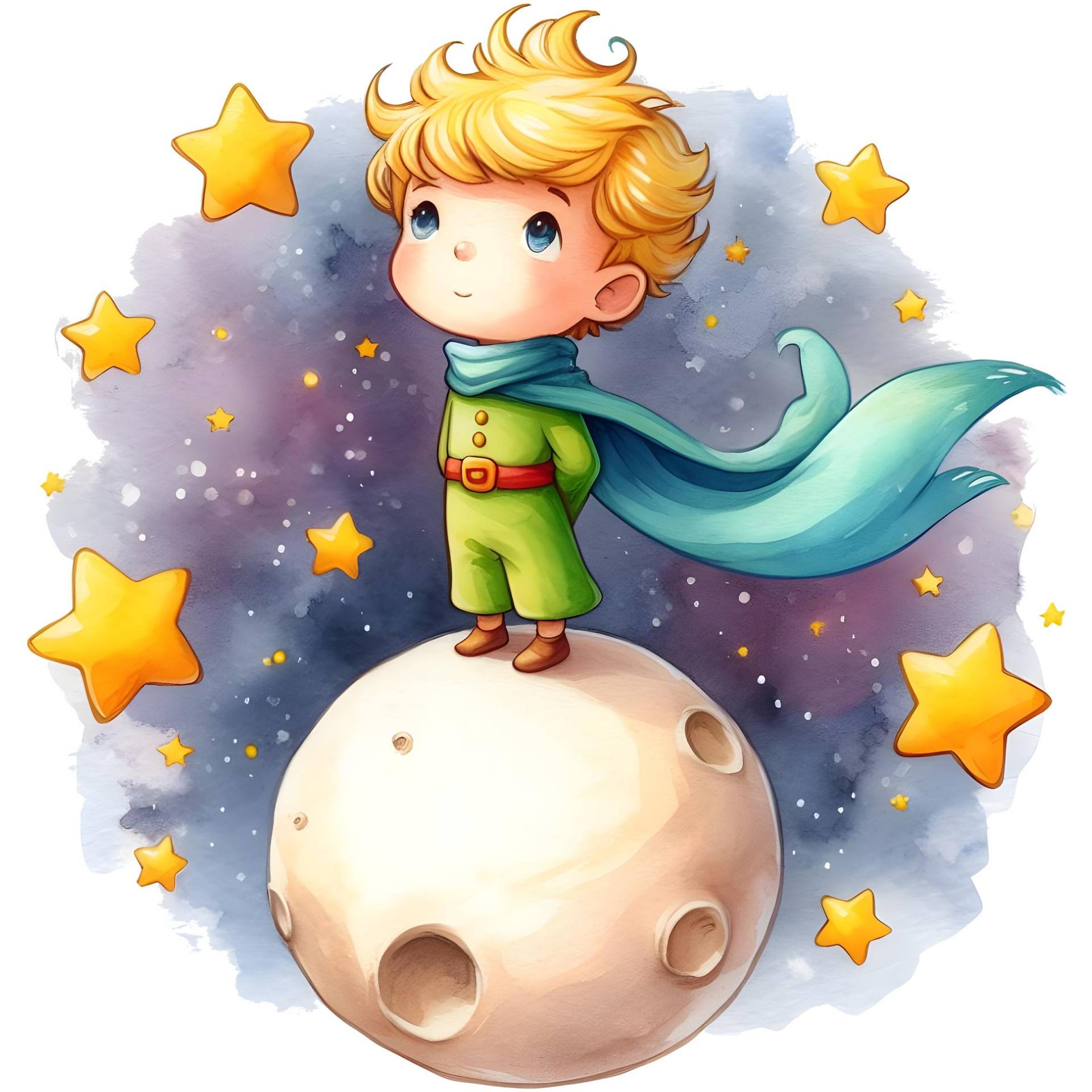 Bügelbild, Kleiner Prinz, Bügelmotiv von BuegeldichTrendy