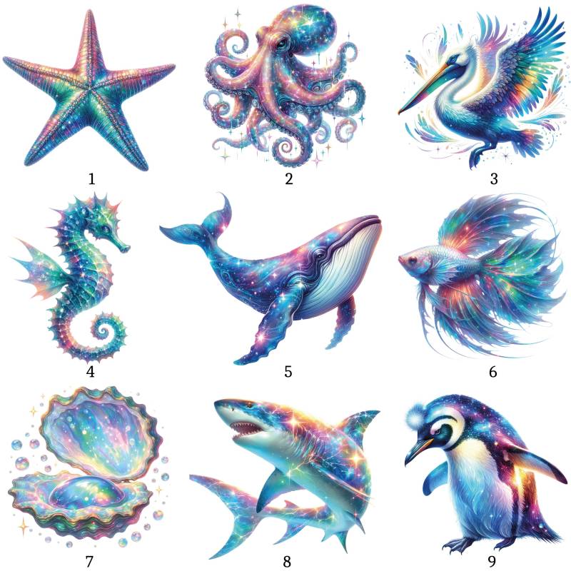 Bügelbild, Kristall Meer, Motiv von BuegeldichTrendy