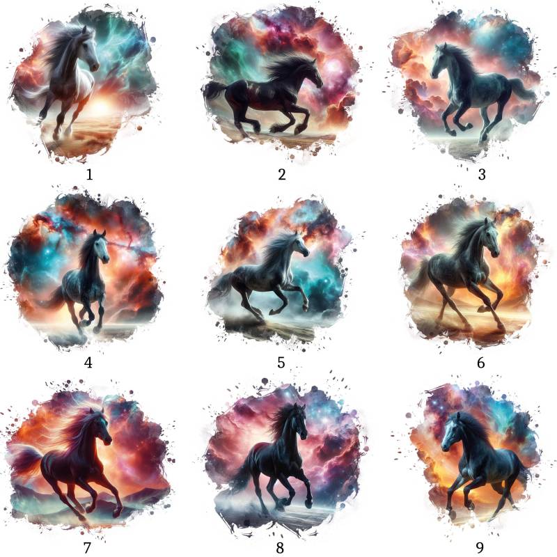 Bügelbild, Pferd, Bügelmotiv von BuegeldichTrendy