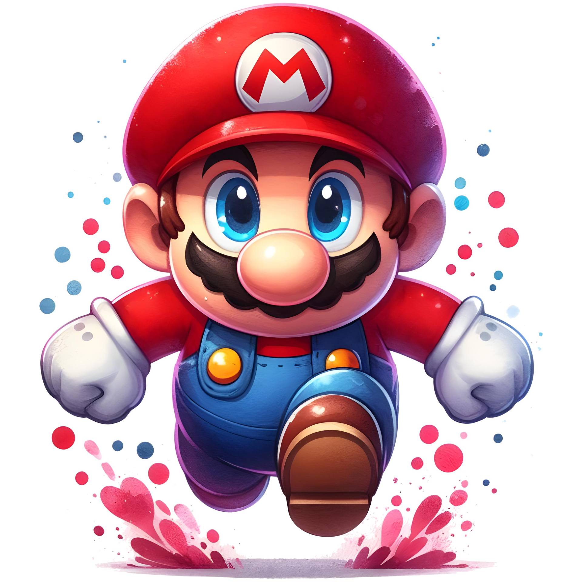 Bügelbild, Super Mario , Bügelmotiv von BuegeldichTrendy