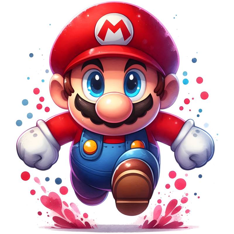 Bügelbild, Super Mario , Bügelmotiv von BuegeldichTrendy