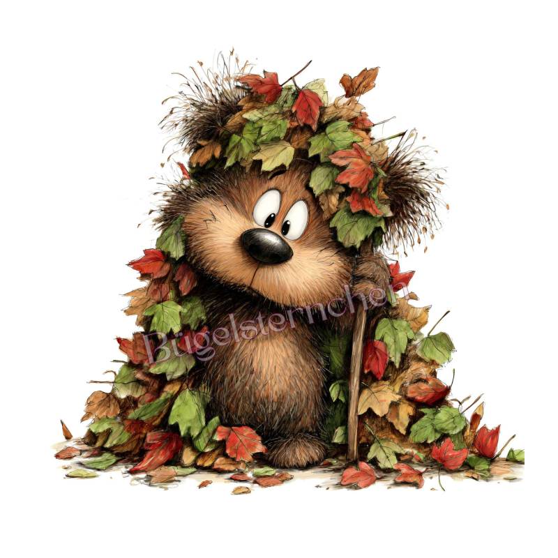 Bärchen Im Laub - Bügelbild Oder Rub On | Aufkleber , Einfach & Schnell Aufgebracht, Autumn, Herbst, Waldtiere, Putzig Bügelsternchen Bärchen Im Laub - Bügelbild Oder Rub On | Aufkleber , Einfach & Schnell Aufgebracht, Autumn, Herbst, Waldtiere, Putzig Bügelsternchen von Buegelsternchen