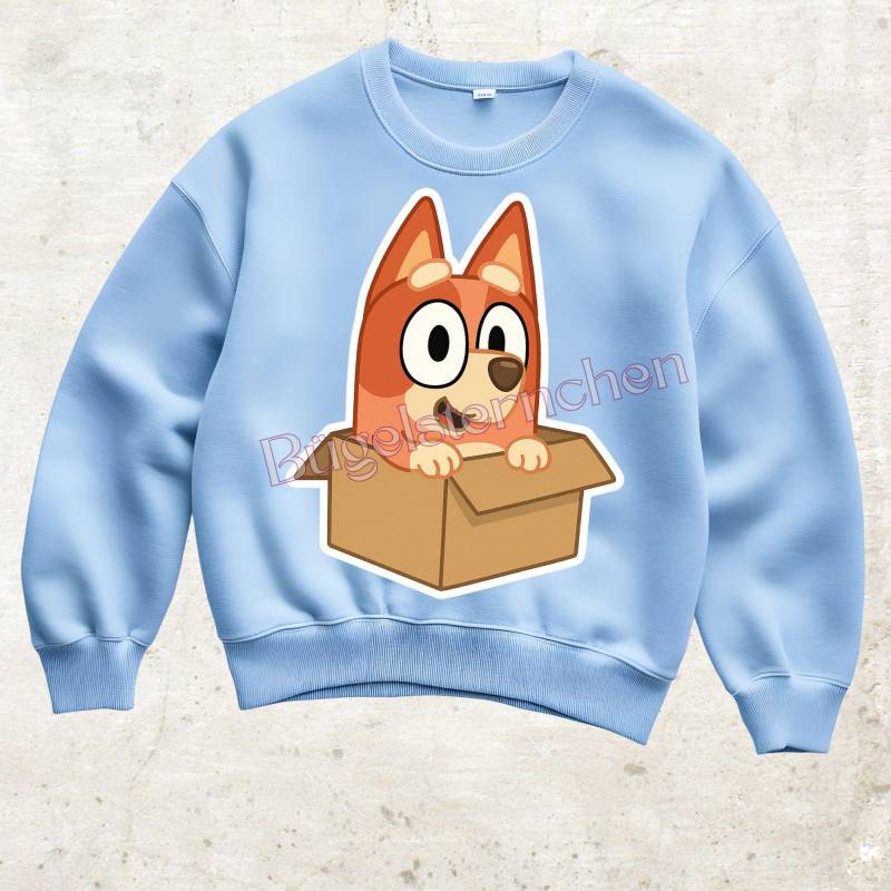 Bluey Und Bingo - Bügelbild Oder Aufkleber, Einfach & Schnell Aufgebracht, Comic, Hund, Im Karton von Buegelsternchen