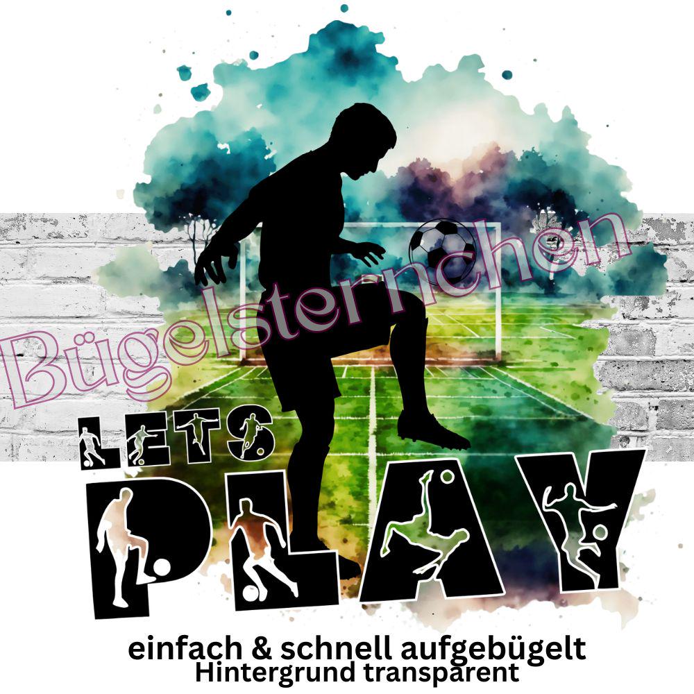 Bügelbild, Einfach & Schnell Aufgebügelt, Fußball, Soccer, Junge von Buegelsternchen