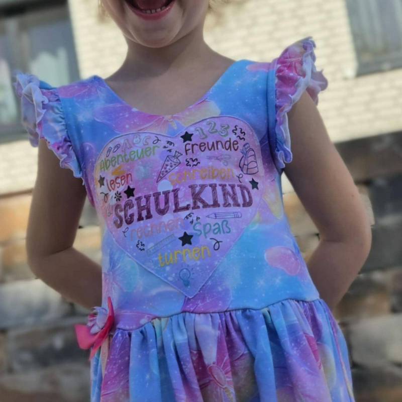 Bügelbild, Einfach & Schnell Aufgebügelt, Schulkind, Einschulung, 1Te Klasse, Lila Oder Blau von Buegelsternchen