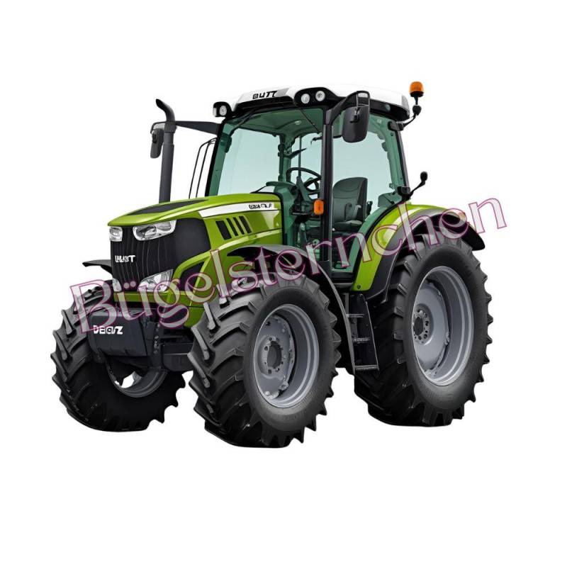 Bügelbild/Rub On, Einfach & Schnell Aufgebracht, Traktor, Deutz, Trekker, Graue Felgen von Buegelsternchen