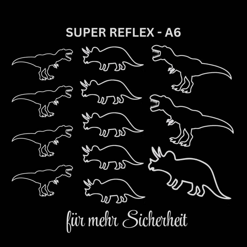 Dinos Reflex Bügelbilder Im Set - Mehr Sicherheit Bei Dämmerung Einfach Und Schnell Aufbügeln Reflektiert Super Stark Dinos Reflex Bügelbilder Im Set - Mehr Sicherheit Bei Dämmerung Einfach Und Schnell Aufbügeln Reflektiert Super Stark von Buegelsternchen