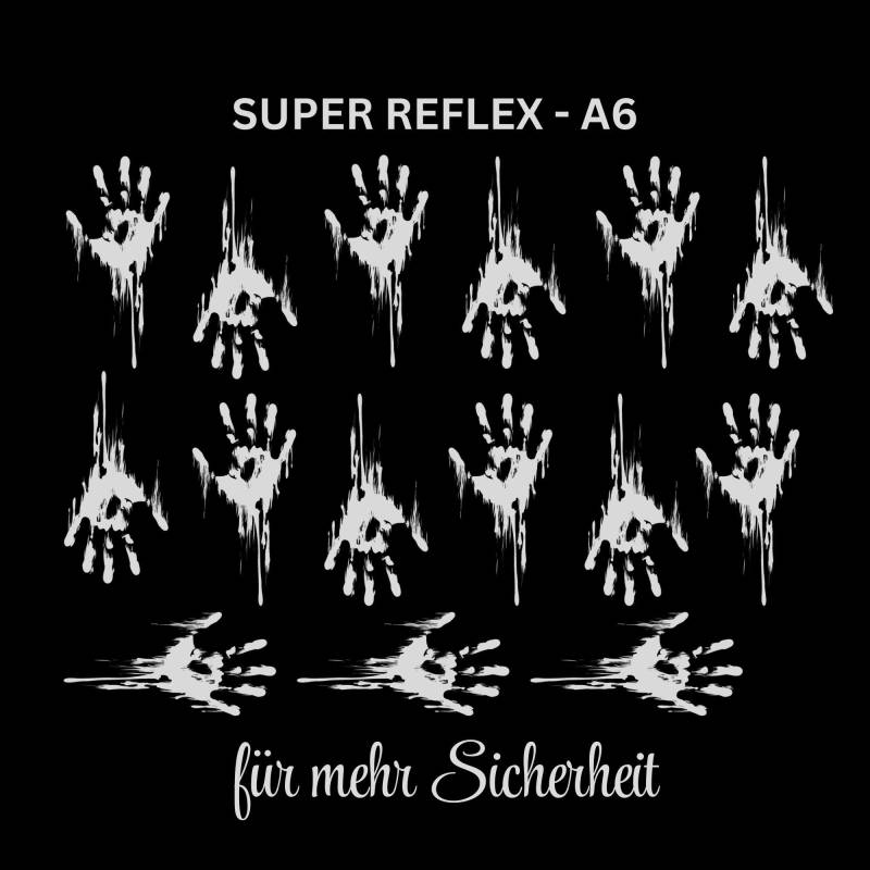 Halloween Hände Reflex Bügelbilder Im Set - Mehr Sicherheit Bei Dämmerung Einfach Und Schnell Aufbügeln Reflektiert Super Stark von Buegelsternchen