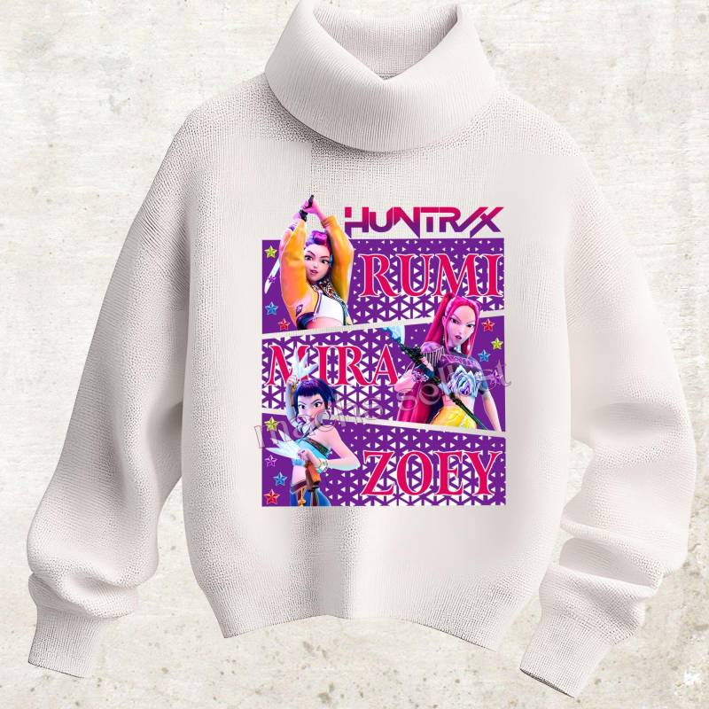 K-Pop Huntrix - Bügelbild, Einfach & Schnell Aufgebügelt, Comic, Trend, Musik, Ki von Buegelsternchen