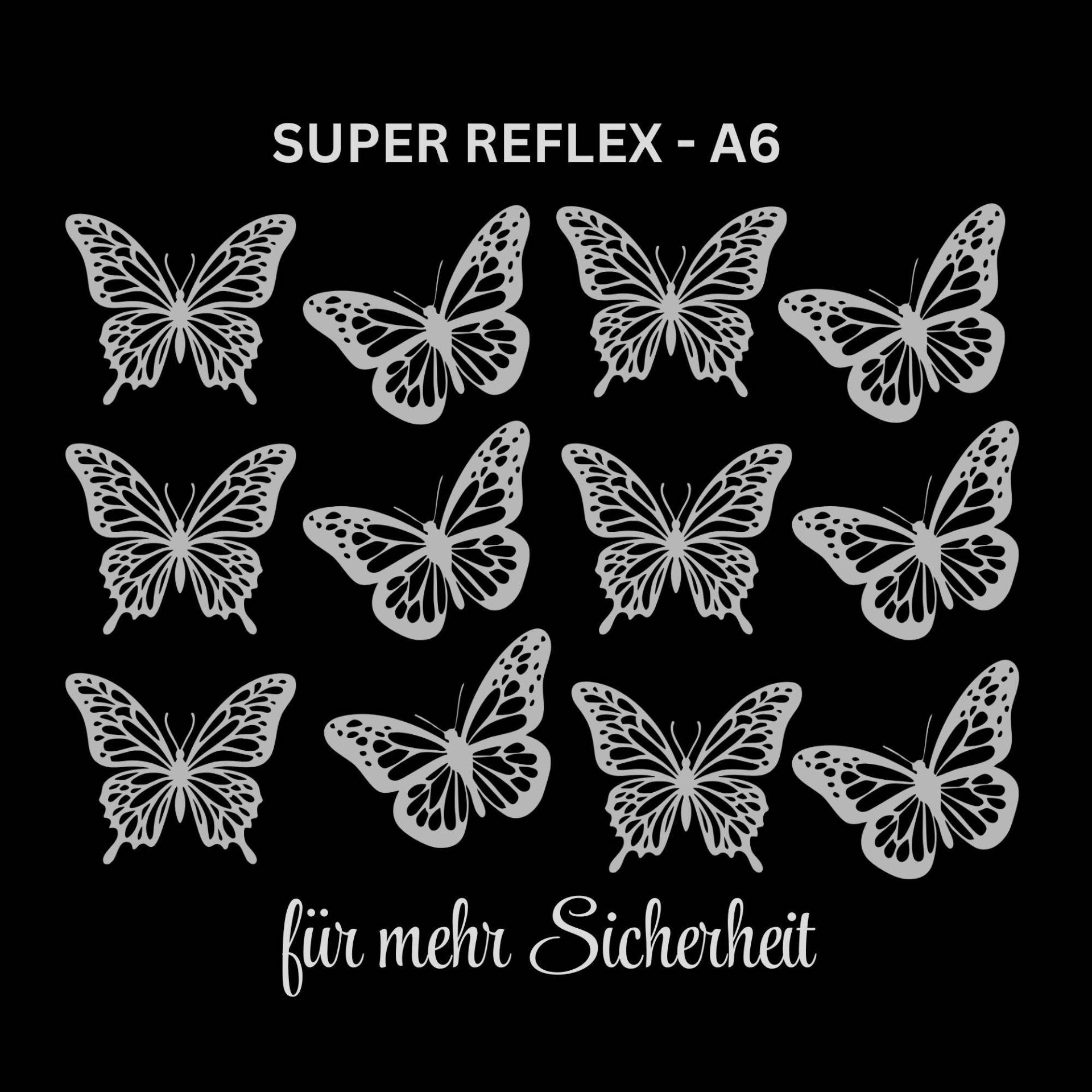 Schmetterling Butterflys Reflex Bügelbilder Im Set - Mehr Sicherheit Bei Dämmerung Einfach Und Schnell Aufbügeln Reflektiert Super Stark von Buegelsternchen