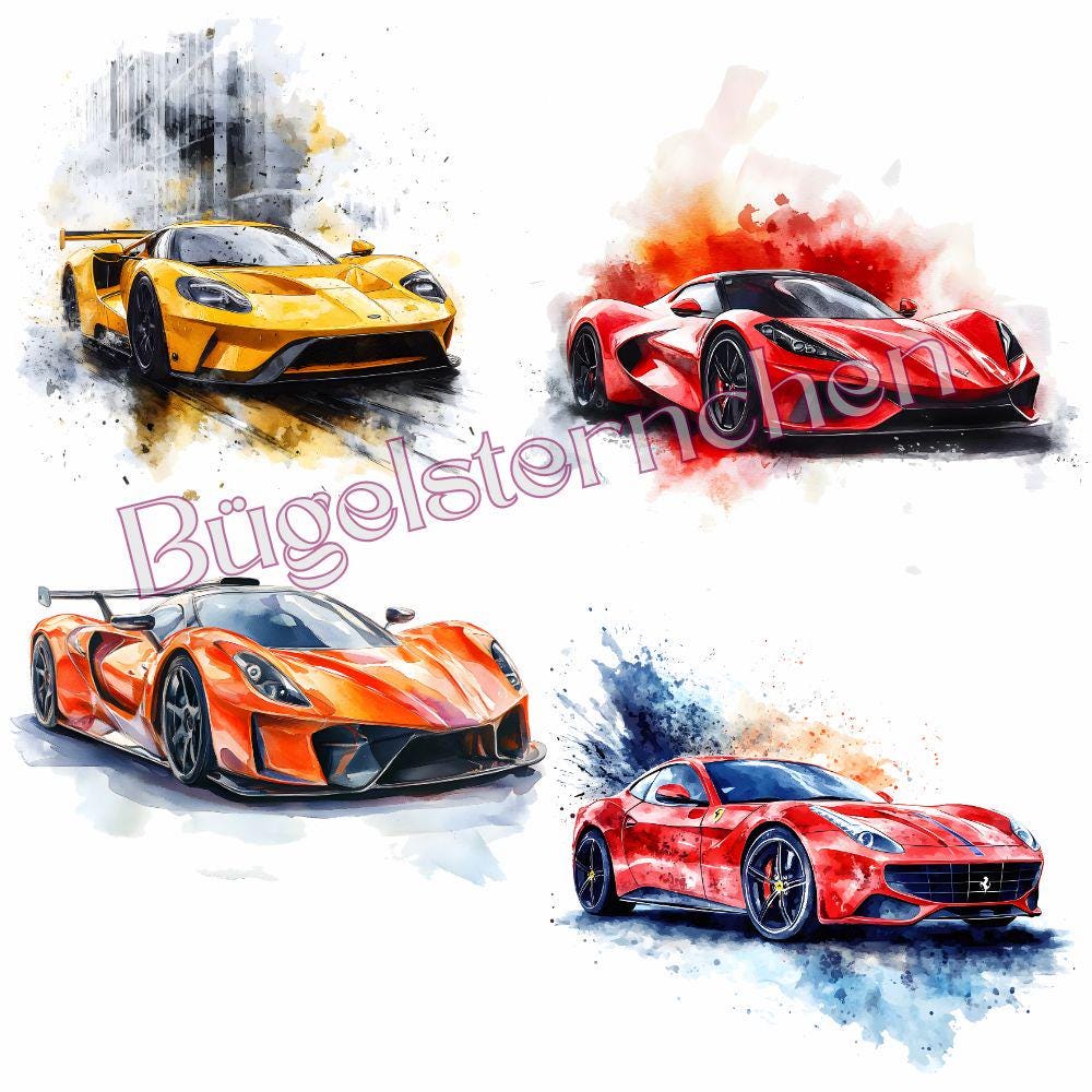 Sportwagen, Auto, Porsche, Ferrari, Bügelbild, Einfach & Schnell Aufgebügelt, Shirtmotiv Sportwagen, Auto, Porsche, Ferrari, Bügelbild, Einfach & Schnell Aufgebügelt, Shirtmotiv von Buegelsternchen