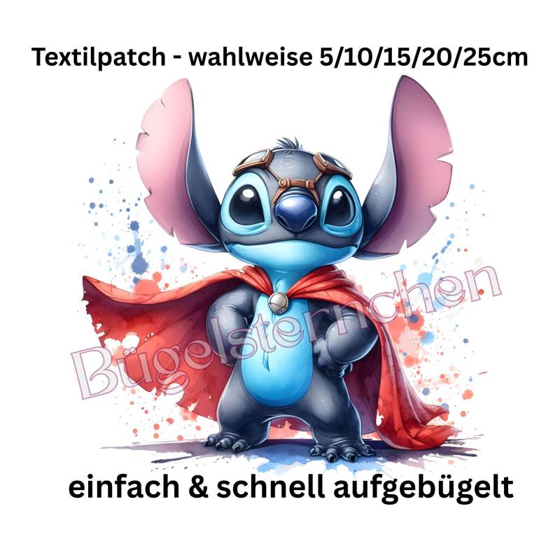 stitch - Bügelbild, Einfach & Schnell Aufgebügelt, Held, Super Cute, Ki Kunst stitch - Bügelbild, Einfach & Schnell Aufgebügelt, Held, Super Cute, Ki Kunst von Buegelsternchen
