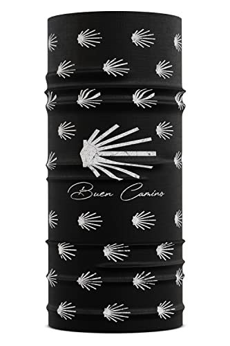 Buen Camino Multifunktionstuch schwarz/weiß – Ultraleichtes Schlauchtuch für den Jakobsweg, Bandana mit Cooling Effekt, schnelltrocknend, nahtlos, atmungsaktiv Buen Camino Multifunktionstuch schwarz/weiß – Ultraleichtes Schlauchtuch für den Jakobsweg, Bandana mit Cooling Effekt, schnelltrocknend, nahtlos, atmungsaktiv von Buen Camino