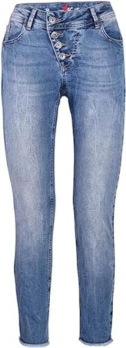 Buena Vista Malibu 7/8 Damen Jeans (as3, Alpha, m, Regular, Regular, Holiday Blue) von Buena Vista