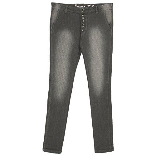 Buena Vista, Grace, Damen Damen Jeans Hose Twill Stretch Brown Fishgrat Medium [20439] von Buena Vista