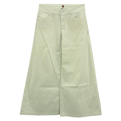 Buena Vista, Italy Palazzo 7/8, 7/8 Damen Jeans Hose Gabardine Stretch White S von Buena Vista