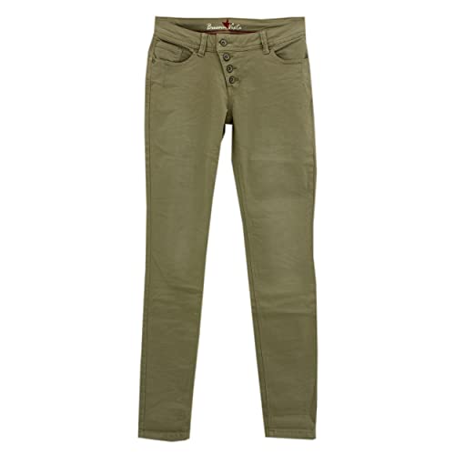 Buena Vista, Malibu, Damen Jeans Hose Gabardine Stretch Taupe S von Buena Vista