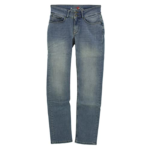 Buena Vista, Tummyless Twill, Damen Jeans Hose Stretchdenim Light Stone Destroy M von Buena Vista