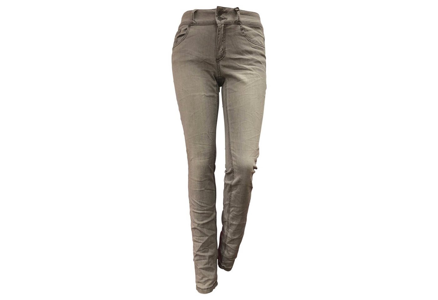 Buena Vista 2-in-1-Hose Tummyless stretch denim grey von Buena Vista