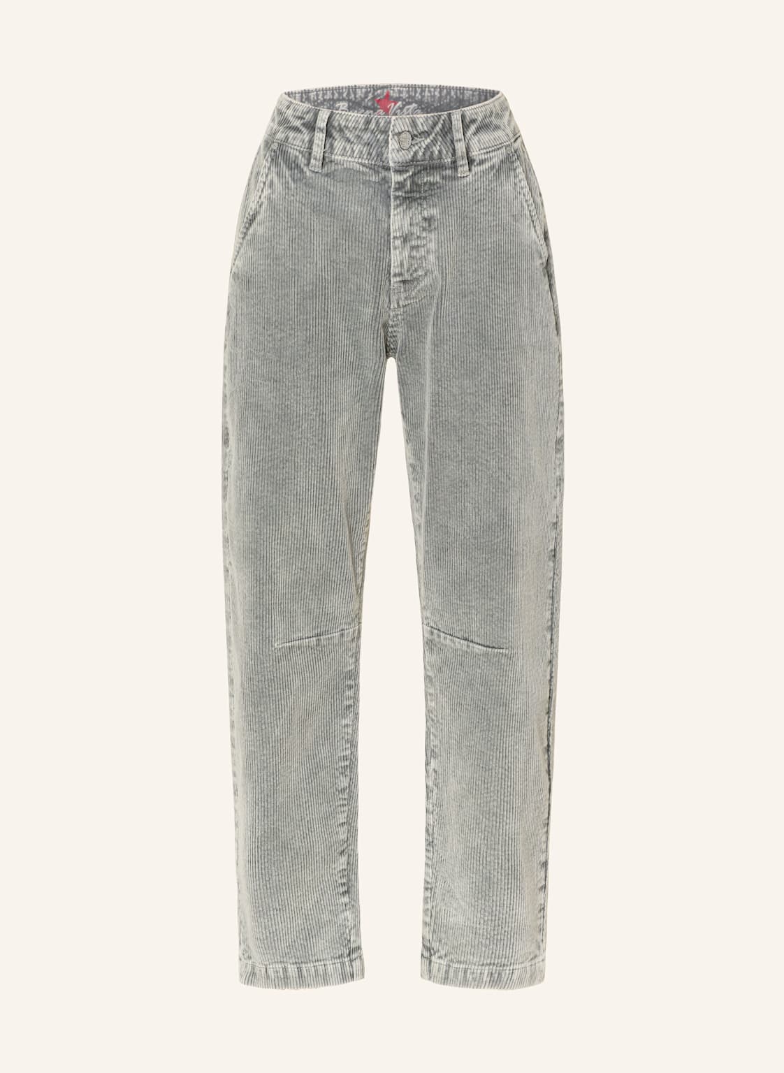 Buena Vista Barrel Jeans Aus Cord grau von Buena Vista