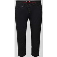 Buena Vista Caprihose in unifarbenem Design Modell 'Malibu' in Black, Größe L von Buena Vista