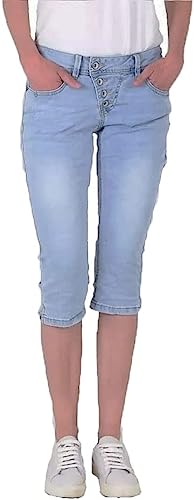 Buena Vista Damen Capri Hose Malibu Cozy Denim von Buena Vista