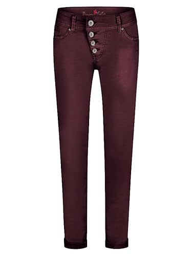 Buena Vista Damen Hose Malibu Stretch Twill Dark Berry Größe XS von Buena Vista