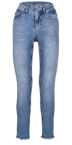 Buena Vista Damen Jeans 7/8 Tummyless (as3, Alpha, one_Size, Regular, Regular, Holiday Blue, M) von Buena Vista