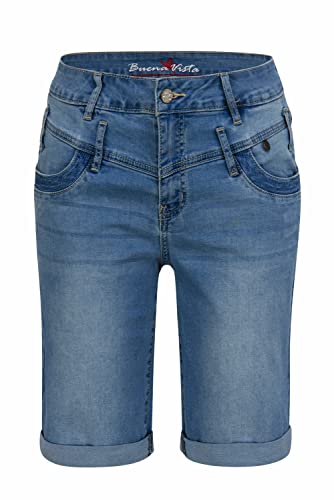 Buena Vista Damen Jeans Bermuda Florida-Short Stretch Denim von Buena Vista