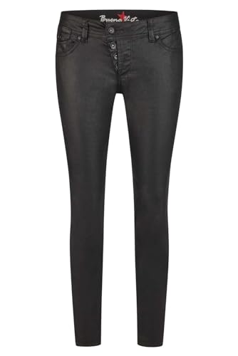 Buena Vista Damen Jeans Malibu CC Cropped (DE/NL/SE/PL, Alphanumerisch, XS, Regular, Regular, Black) von Buena Vista