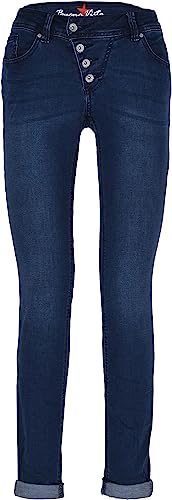 Buena Vista Damen Jeans Malibu Cozy Denim (as3, Alpha, xx_s, Regular, Regular, Dark Blue) von Buena Vista