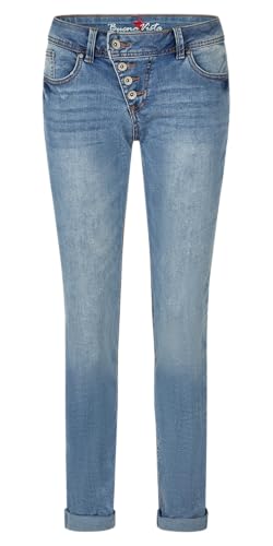 Buena Vista Damen Jeans Malibu Stretch Denim (DE/NL/SE/PL, Alphanumerisch, L, Regular, Regular, Light Stone) von Buena Vista
