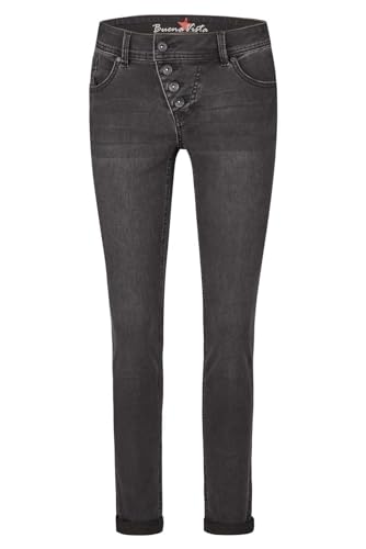 Buena Vista Damen Jeans Malibu Stretch Denim (DE/NL/SE/PL, Alphanumerisch, M, Regular, Regular, Black) von Buena Vista