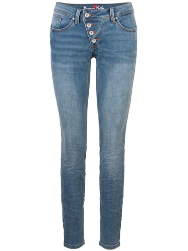 Buena Vista Damen Jeans Malibu Stretch Denim (DE/NL/SE/PL, Alphanumerisch, M, Regular, Regular, Midstone) von Buena Vista
