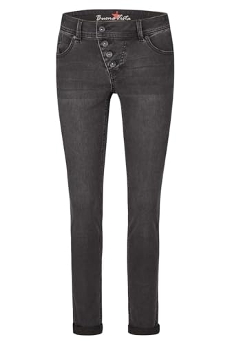 Buena Vista Damen Jeans Malibu Stretch Denim (DE/NL/SE/PL, Alphanumerisch, XL, Regular, Regular, Black) von Buena Vista