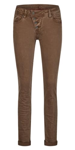 Buena Vista Damen Jeans Malibu Stretch Twill in Coffee Brown (M) von Buena Vista