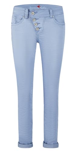 Buena Vista Damen Jeans Malibu Sweat Denim (DE/NL/SE/PL, Alphanumerisch, L, Regular, Regular, Dove Blue) von Buena Vista