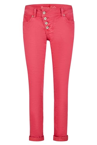 Buena Vista Damen Jeans Malibu Sweat Denim (DE/NL/SE/PL, Alphanumerisch, L, Regular, Regular, Viva Magenta) von Buena Vista