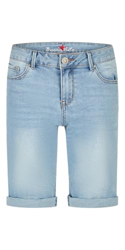 Buena Vista Damen Jeans Short Italy (DE/NL/SE/PL, Alphanumerisch, XS, Regular, Regular, Bleach Denim) von Buena Vista