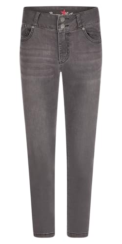 Buena Vista Damen Jeans Tummyless (DE/NL/SE/PL, Alphanumerisch, XL, Regular, Regular, Grey Black) von Buena Vista