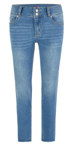 Buena Vista Damen Jeans Tummyless 7/8 Stretch Denim (DE/NL/SE/PL, Alphanumerisch, M, Regular, Regular, Light Stone) von Buena Vista