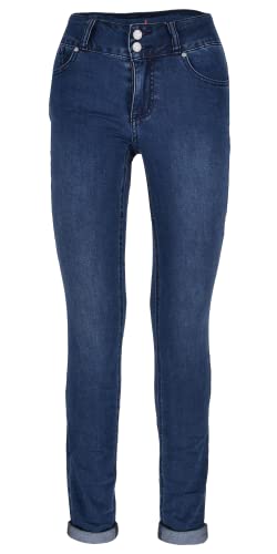 Buena Vista Damen Jeans Tummyless Cozy Stretch (as3, Alpha, m, Regular, Regular, Dark Blue) von Buena Vista