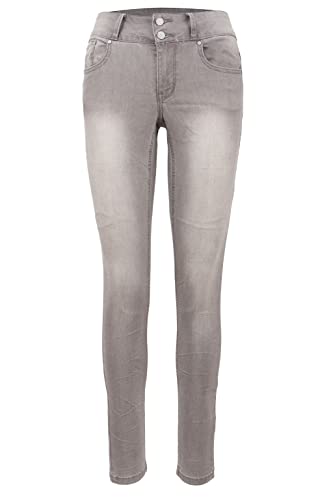 Buena Vista Damen Jeans Tummyless Stretch Denim Light Grey hellgrau - XS von Buena Vista Modevertriebs GmbH & Co KG