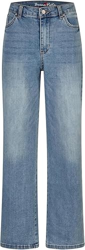 Buena Vista Damen Jeans Wide Leg (DE/NL/SE/PL, Alphanumerisch, XL, Regular, Regular, Light Stone) von Buena Vista