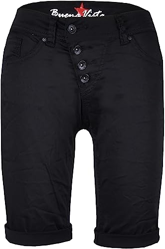 Buena Vista Damen Shorts Malibu-Short Stretch Twill Black schwarz - L von Buena Vista