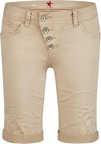 Buena Vista Damen Shorts Malibu Stretch Twill (as3, Alpha, x_s, Regular, Regular, Sand) von Buena Vista