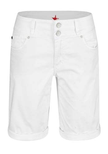 Buena Vista Damen Tummyless-Short Stretch - White 032 (DE/NL/SE/PL, Alphanumerisch, M, Regular, Regular, White) von Buena Vista